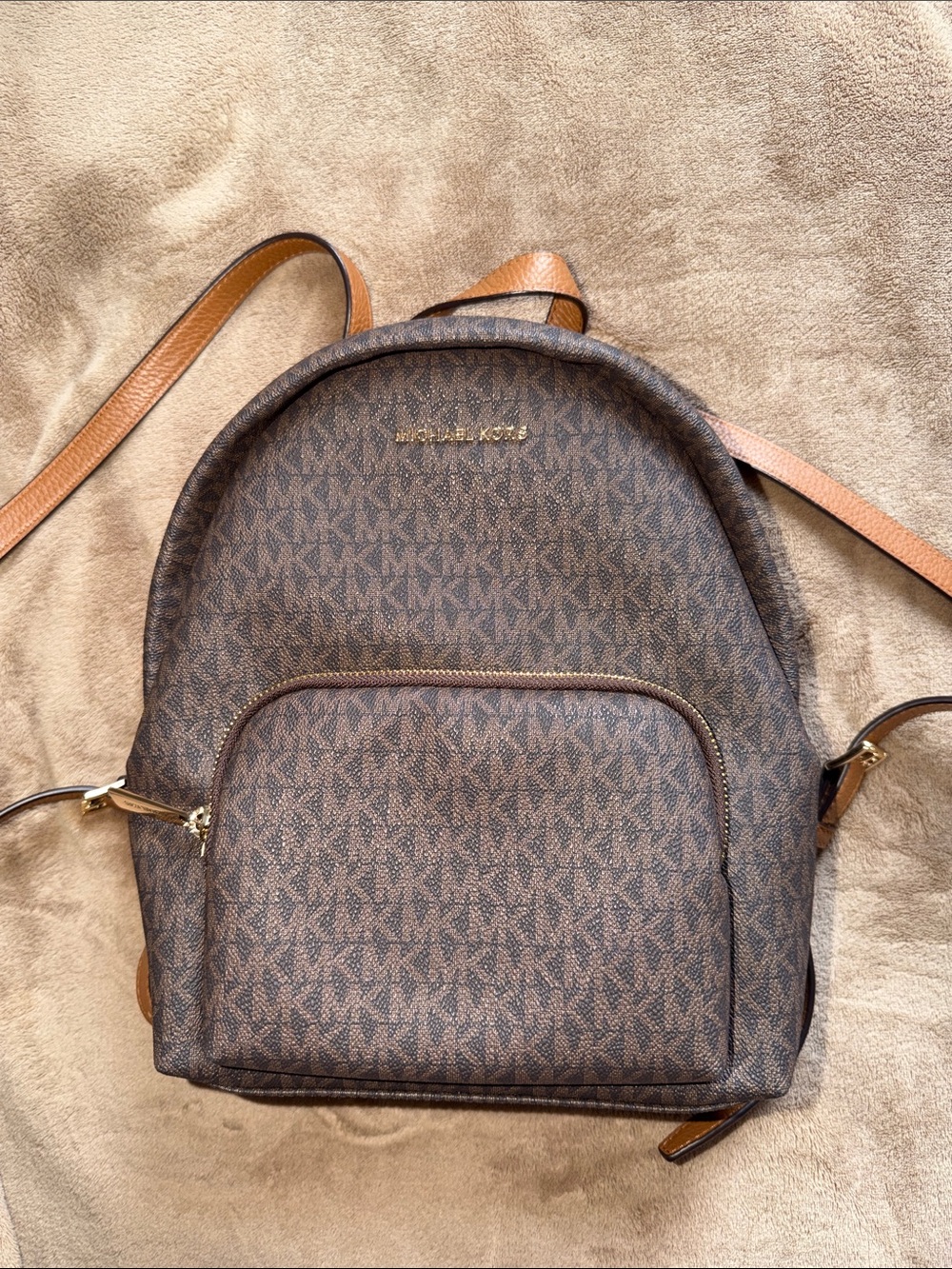 Michael Kors Monogram Backpack